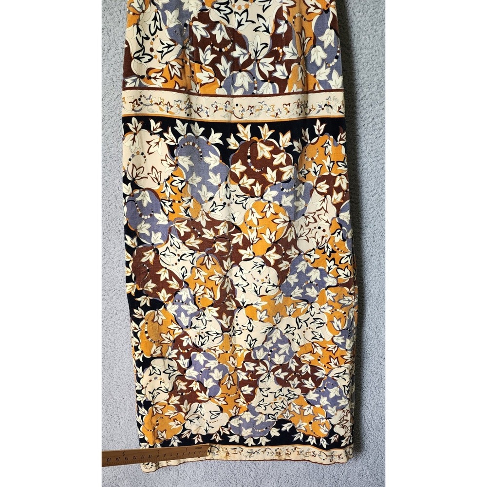 Vtg 70s Emilio Pucci Saks Skirt Set Women 12 Floral Velvet Jacket Maxi Skirt‎ - Picture 10 of 16